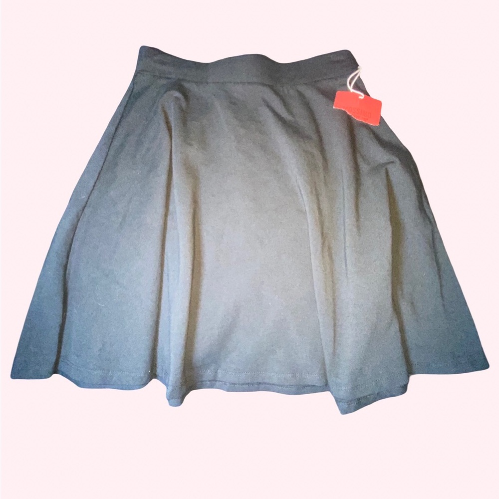 Mossimo Supply Co. Gray Pleated Skater Skirt‎